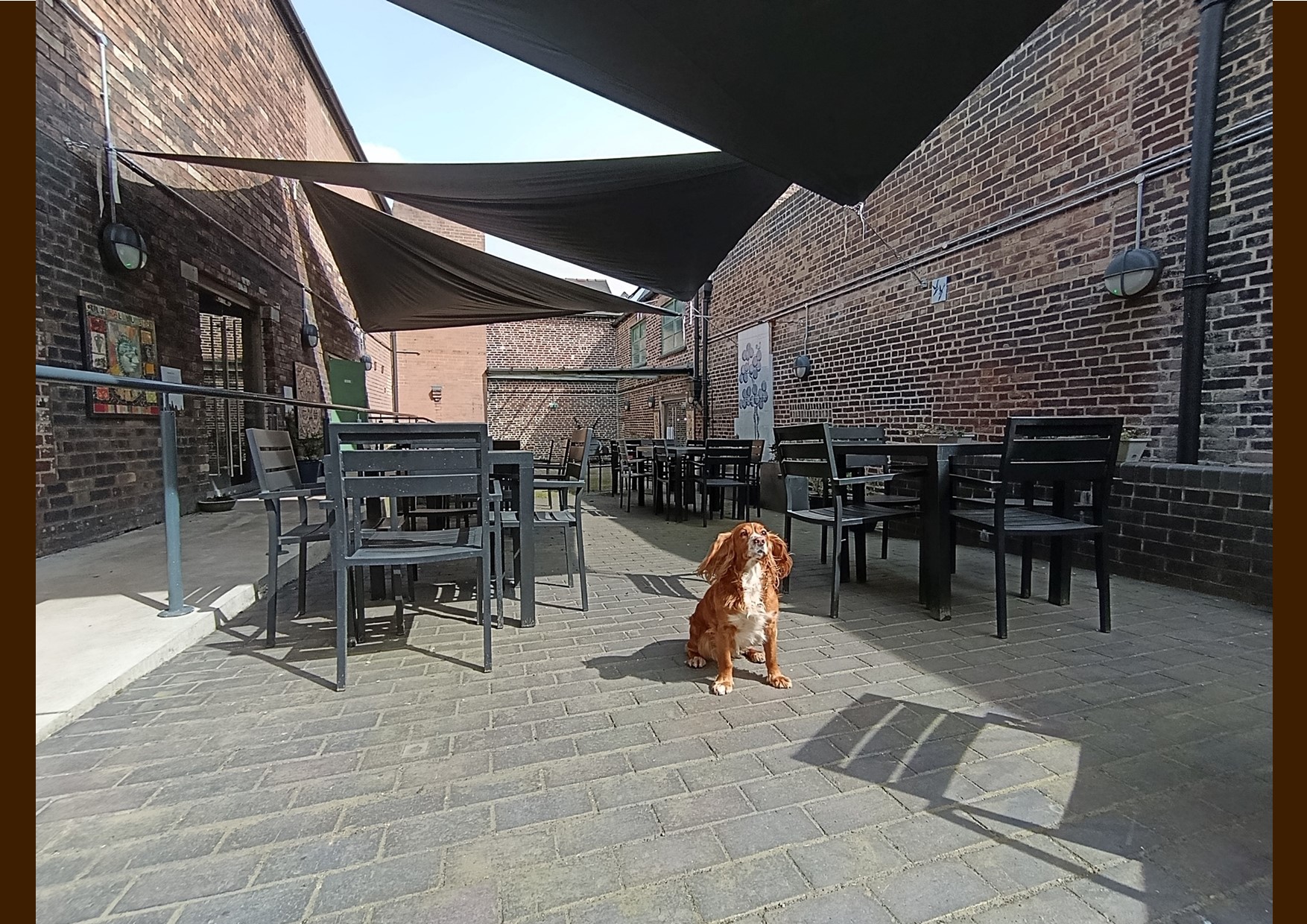 Outside seating area